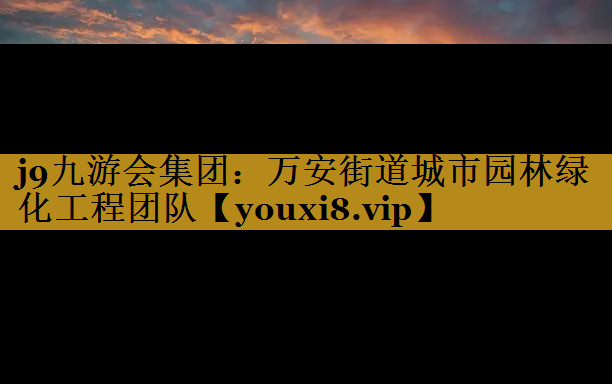 万安街道城市园林绿化工程团队